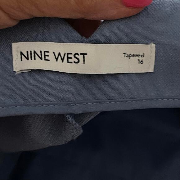 Nine West powder blue slacks trousers pants size 16 powder blue high waist - Picture 10 of 16